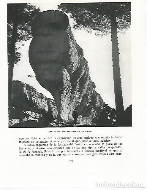 Otros art&iacute;culos de coleccionismo en papel: LAMINA 8904: Barco de piedra en la Ciudad Encantada de Cuenca - G. Gomez de la Serna