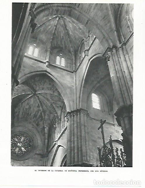 Otros art&iacute;culos de coleccionismo en papel: LAMINA 8851: Interior de la Catedral de Siguenza Guadalajara - G. Gomez de la Serna