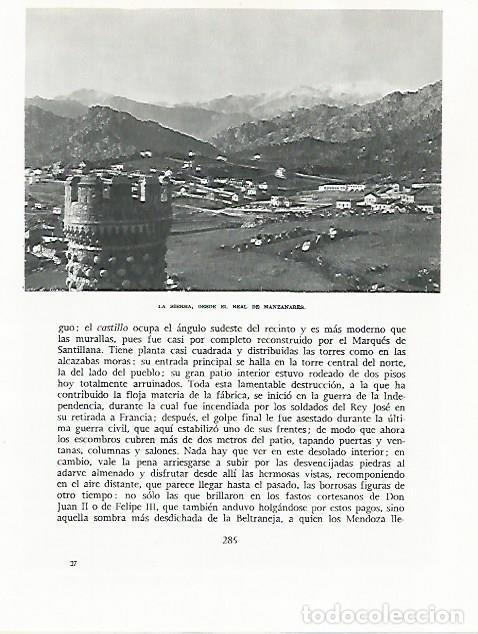 Otros art&iacute;culos de coleccionismo en papel: LAMINA 8968: La sierra de Madrid desde el Real de Manzanares - G. Gomez de la Serna