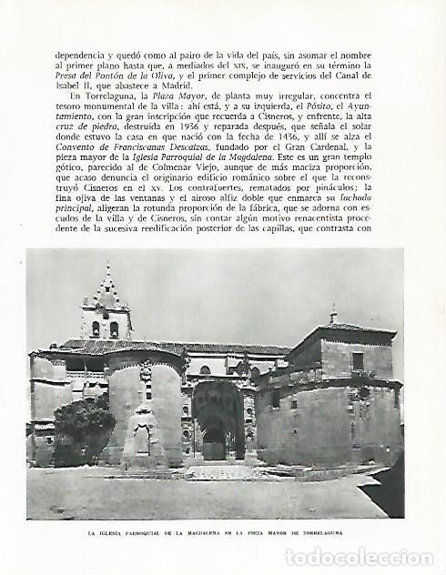 Otros art&iacute;culos de coleccionismo en papel: LAMINA 8973: Parroquia de la Magdalena en Torrelaguna Madrid - G. Gomez de la Serna