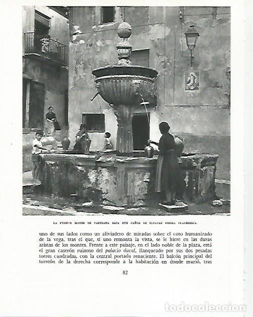 Otros art&iacute;culos de coleccionismo en papel: LAMINA 8876: Fuente Mayor de Pastrana Guadalajara - G. Gomez de la Serna