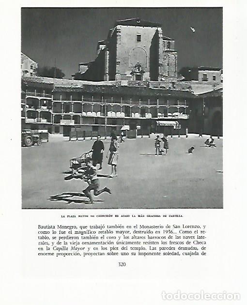 Otros art&iacute;culos de coleccionismo en papel: LAMINA 8985: Plaza Mayor de Chinchon Madrid - G. Gomez de la Serna