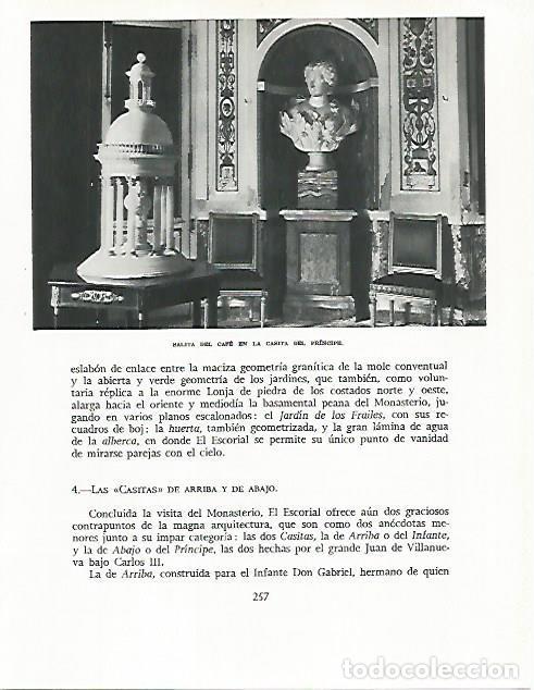 Otros art&iacute;culos de coleccionismo en papel: LAMINA 8955: Salita del cafe en la Casita del Principe de El Escorial - G. Gomez de la Serna