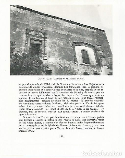 Otros art&iacute;culos de coleccionismo en papel: LAMINA 8907: Palacio en Villaescusa de Haro Cuenca - G. Gomez de la Serna