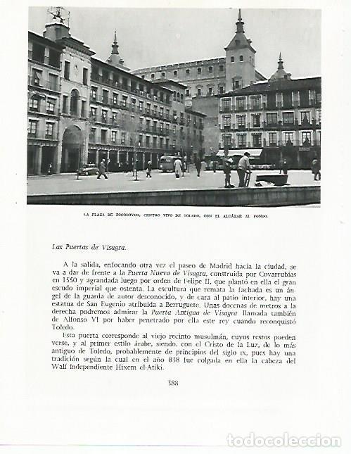 Otros art&iacute;culos de coleccionismo en papel: LAMINA 9017: Plaza de Zocodover en Toledo - G. Gomez de la Serna