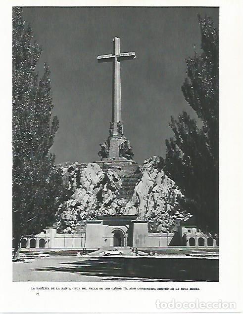 Otros art&iacute;culos de coleccionismo en papel: LAMINA 8957: Basilica de la Santa Cruz del Valle de los Caidos - G. Gomez de la Serna