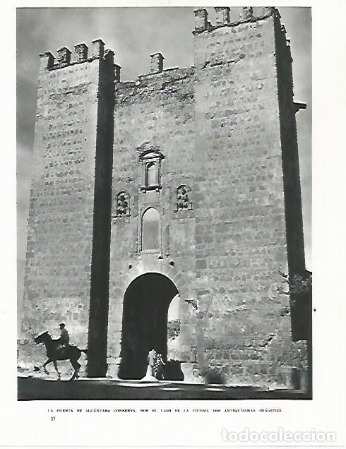 Otros art&iacute;culos de coleccionismo en papel: LAMINA 9022: Puerta de Alcantara en Toledo - G. Gomez de la Serna