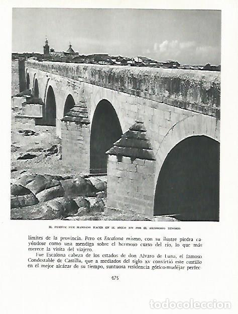 Otros art&iacute;culos de coleccionismo en papel: LAMINA 9058: Puente del Arzobispo Tenorio - G. Gomez de la Serna