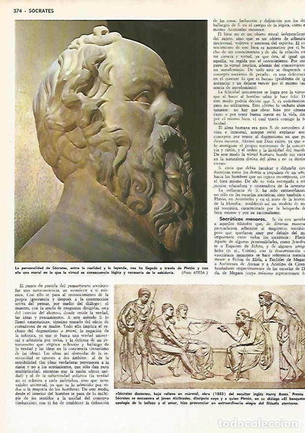 Otros art&iacute;culos de coleccionismo en papel: LAMINA MONITOR 0670: Busto de Socrates - Varios