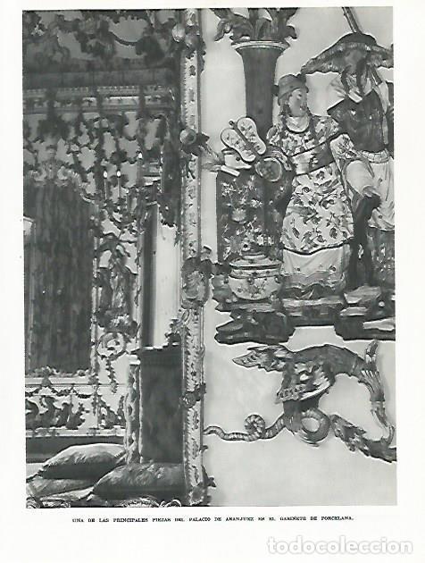 Otros art&iacute;culos de coleccionismo en papel: LAMINA 8989: Gabinete de porcelana en Aranjuez - G. Gomez de la Serna