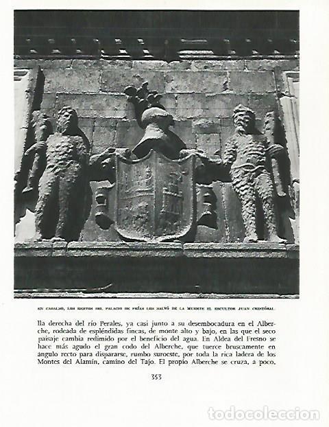 Otros art&iacute;culos de coleccionismo en papel: LAMINA 9001: Palacio de Frias en Cadalso Madrid - G. Gomez de la Serna