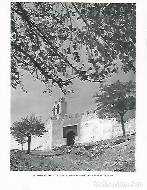 Otros art&iacute;culos de coleccionismo en papel: LAMINA 9096: Ermita de Alarcos Ciudad Real - G. Gomez de la Serna