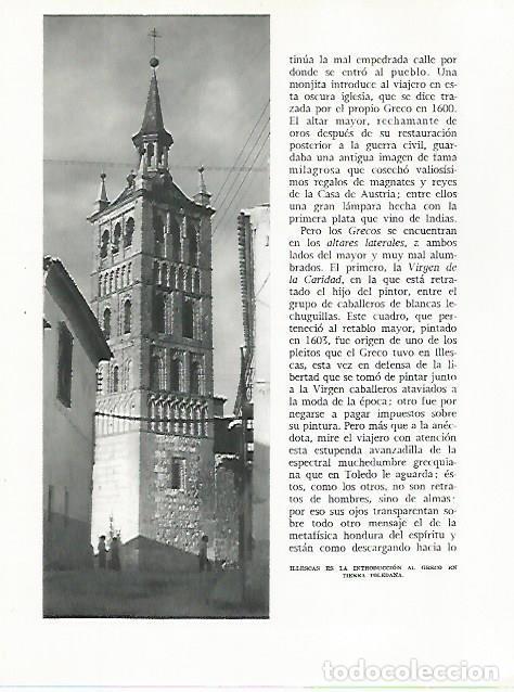 Otros art&iacute;culos de coleccionismo en papel: LAMINA 9009: Vistas de Illescas Toledo - G. Gomez de la Serna