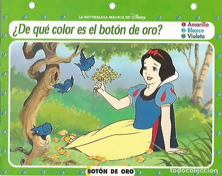 Otros art&iacute;culos de coleccionismo en papel: LAMINA 14157: Boton de oro. Secretos de Blancanieves - Varios