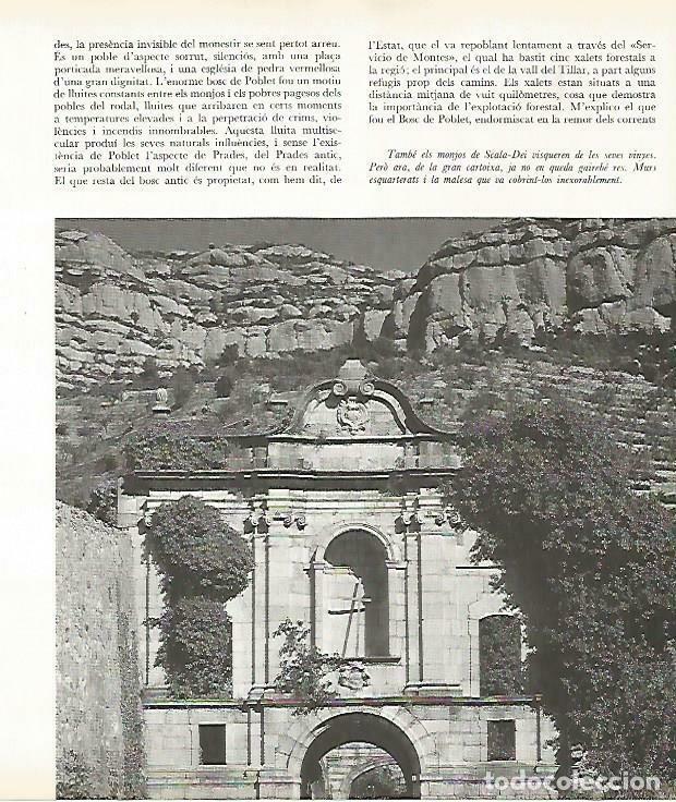 Otros art&iacute;culos de coleccionismo en papel: LAMINA 14034: Scala Dei, Tarragona - Josep Pla