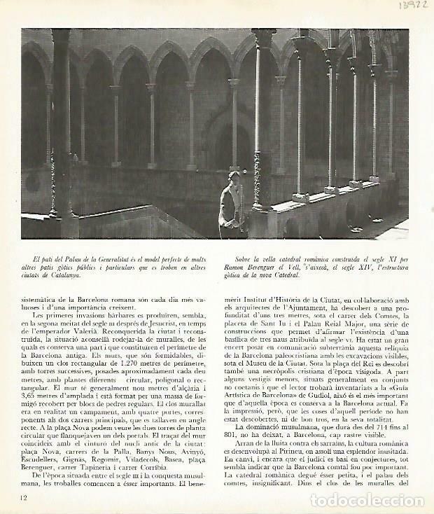 Otros art&iacute;culos de coleccionismo en papel: LAMINA 13922: Patio del Palau de la Generalitat - Josep Pla