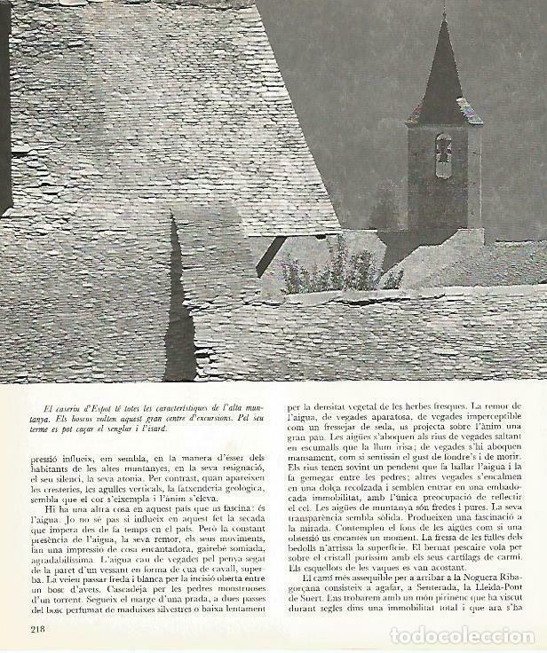 Otros art&iacute;culos de coleccionismo en papel: LAMINA 14014: Caserio de Espot, Lleida - Josep Pla
