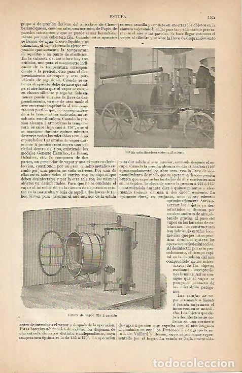Otros art&iacute;culos de coleccionismo en papel: LAMINA ESPASA 7943: Estufa con sistema Hartman - Varios