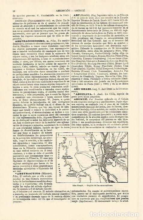 Otros art&iacute;culos de coleccionismo en papel: LAMINA ESPASA 10798: Excavaciones de Abu Roach en Egipto - Varios