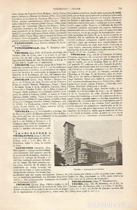 Otros art&iacute;culos de coleccionismo en papel: LAMINA ESPASA 8375: Catedral de Thurles Irlanda - Varios