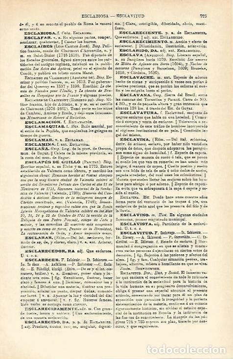 Otros art&iacute;culos de coleccionismo en papel: LAMINA ESPASA 16574: Articulo ESCLAVITUD - Varios