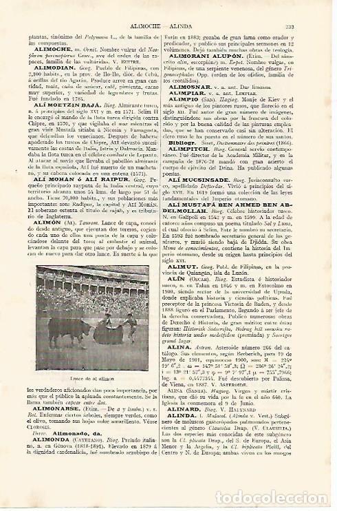 Otros art&iacute;culos de coleccionismo en papel: LAMINA ESPASA 11234: Lance de al alimon de tauromaquia - Varios