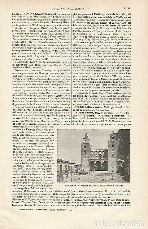 Otros art&iacute;culos de coleccionismo en papel: LAMINA ESPASA 20244: Catedral de Cefalu - Varios