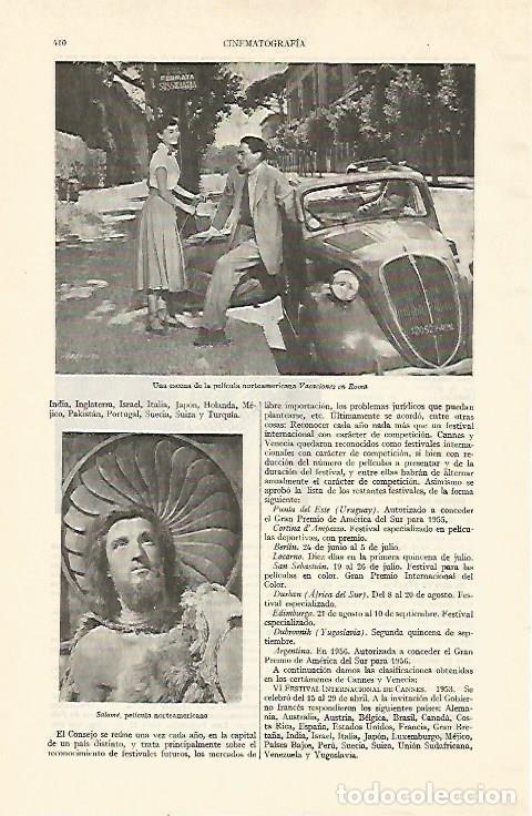 Otros art&iacute;culos de coleccionismo en papel: LAMINA ESPASA 21951: Escena de Vacaciones en Roma - Varios