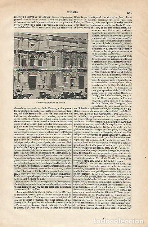 Otros art&iacute;culos de coleccionismo en papel: LAMINA ESPASA 20024: Ayuntamiento de Sevilla - Varios