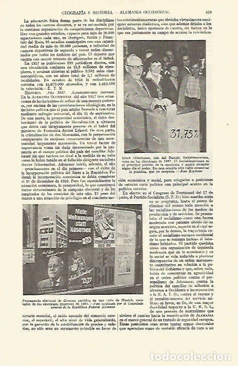 Otros art&iacute;culos de coleccionismo en papel: LAMINA ESPASA 21657: Erich Ollenhauer - Varios