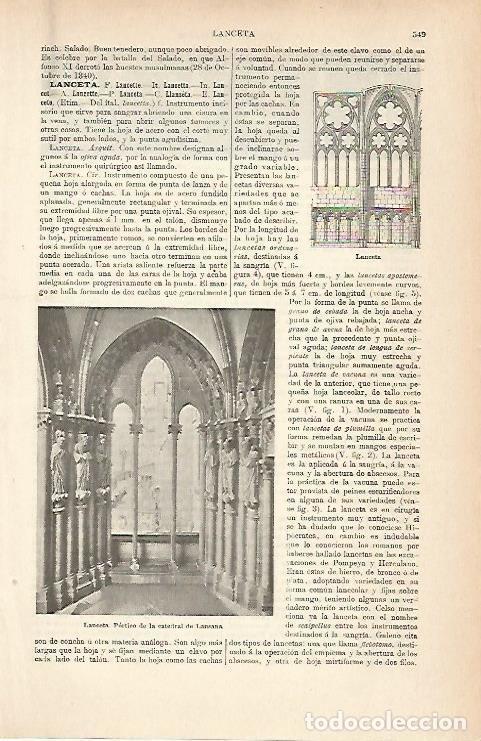 Otros art&iacute;culos de coleccionismo en papel: LAMINA ESPASA 8970: Catedral de Lausana Suiza - Varios