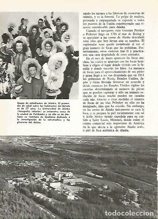 Otros art&iacute;culos de coleccionismo en papel: LAMINA 14872: Estudiantes y Universidad de Alaska - VVAA