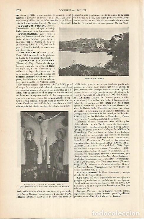 Otros art&iacute;culos de coleccionismo en papel: LAMINA ESPASA 25820: Castillo de Lochnaw - Varios