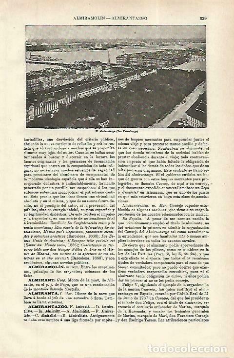 Otros art&iacute;culos de coleccionismo en papel: LAMINA ESPASA 33843: EL Ermitage de San Petersburgo - Varios