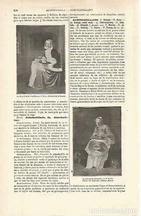 Otros art&iacute;culos de coleccionismo en papel: LAMINA ESPASA 33849: La dama de la almohadilla, por G. Metsu - Varios
