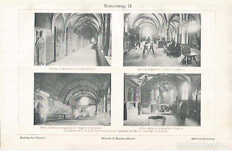 Otros art&iacute;culos de coleccionismo en papel: LAMINA ESPASA 25865: Catedral de Nuremberg - Varios