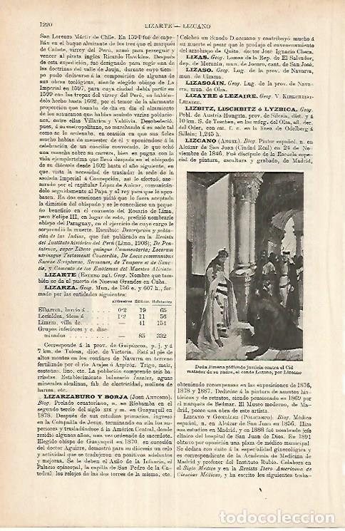Otros art&iacute;culos de coleccionismo en papel: LAMINA ESPASA 25788: Do&ntilde;a Jimena pidiendo justicia contra el Cid por Lizcano - Varios