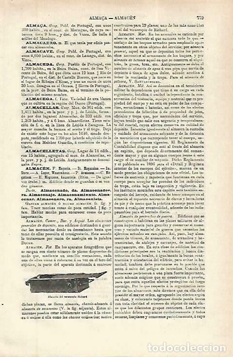 Otros art&iacute;culos de coleccionismo en papel: LAMINA ESPASA 33818: Almacen del verascopio Richard - Varios