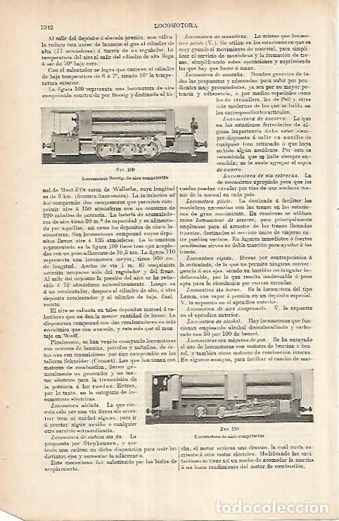 Otros art&iacute;culos de coleccionismo en papel: LAMINA ESPASA 25809: Locomotora Borsig - Varios