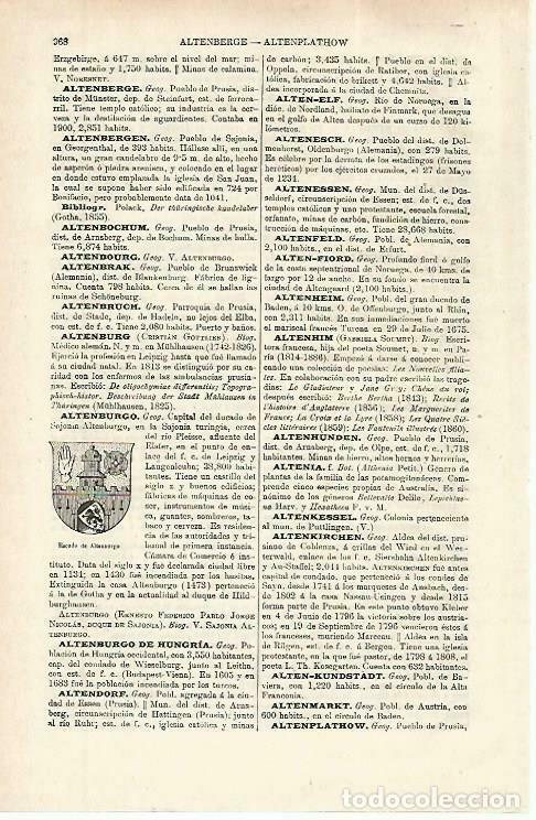 Otros art&iacute;culos de coleccionismo en papel: LAMINA ESPASA 33896: Escuro de Altenburg - Varios