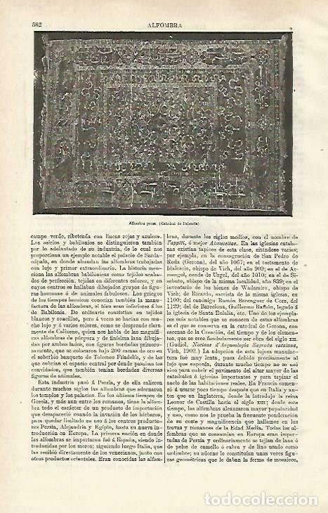 Otros art&iacute;culos de coleccionismo en papel: LAMINA ESPASA 33731: Alfombra de Persia - Varios