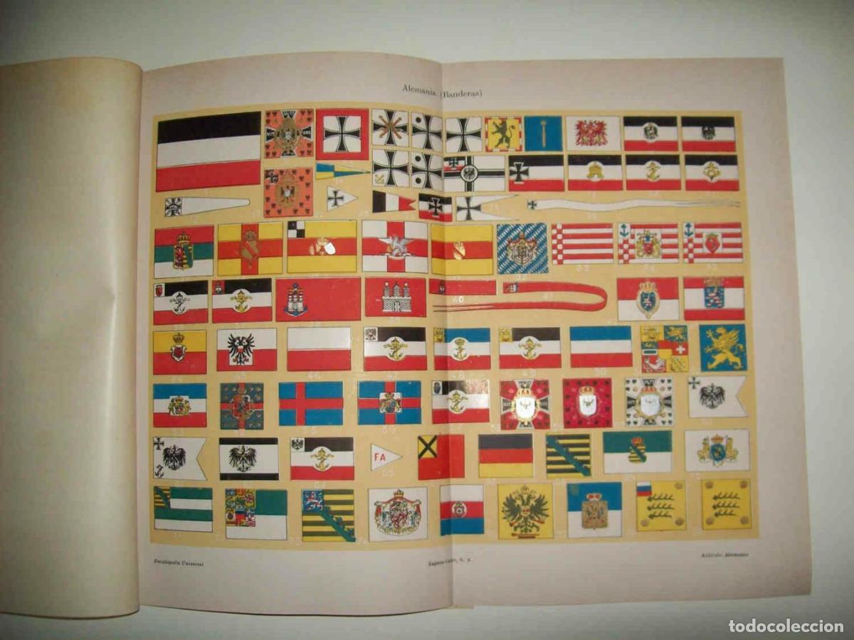 Otros art&iacute;culos de coleccionismo en papel: LAMINA ESPASA 33695: Banderas de Alemania - Varios