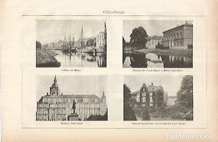 Otros art&iacute;culos de coleccionismo en papel: LAMINA ESPASA 26004: Vistas de Oldemburgo - Varios