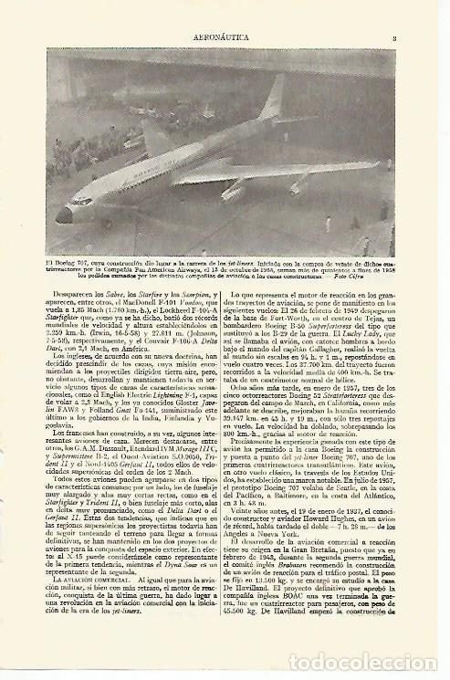 Otros art&iacute;culos de coleccionismo en papel: LAMINA ESPASA 14815: Boeing 707 - Varios