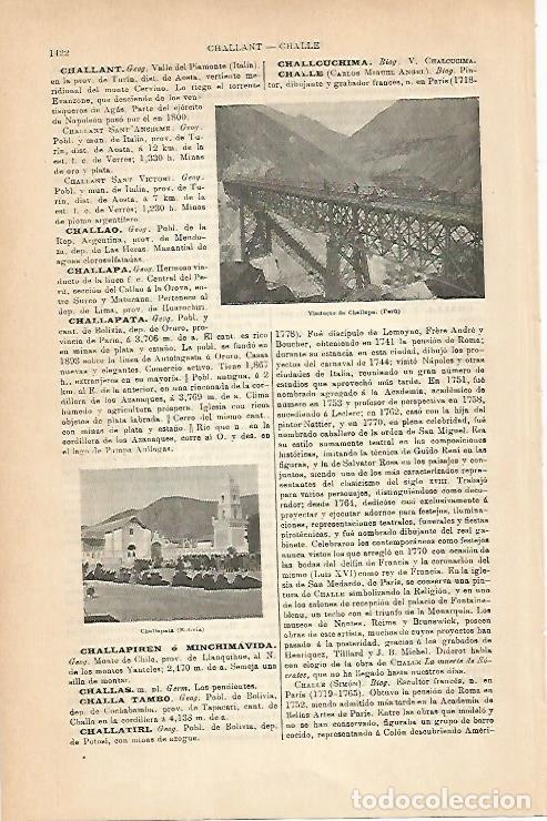 Otros art&iacute;culos de coleccionismo en papel: LAMINA ESPASA 14415: Viaducto de Challapa Peru - Varios