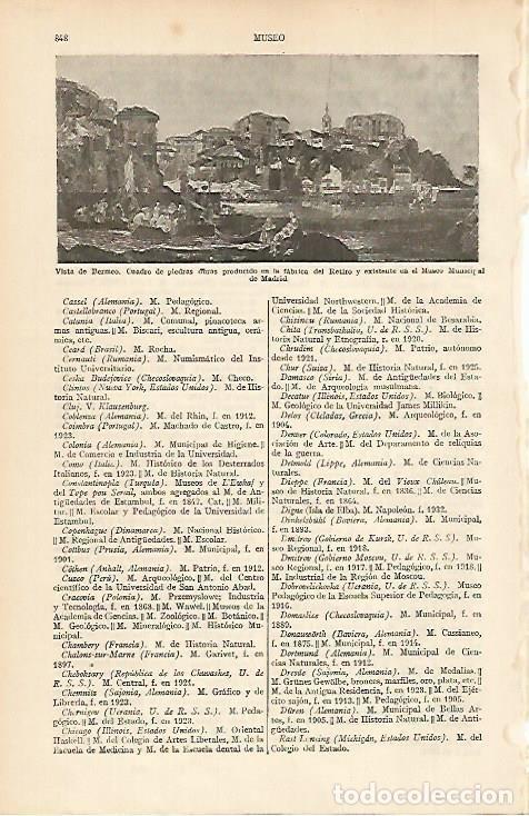 Otros art&iacute;culos de coleccionismo en papel: LAMINA ESPASA 4943: Vista de Bermeo - Varios Autores