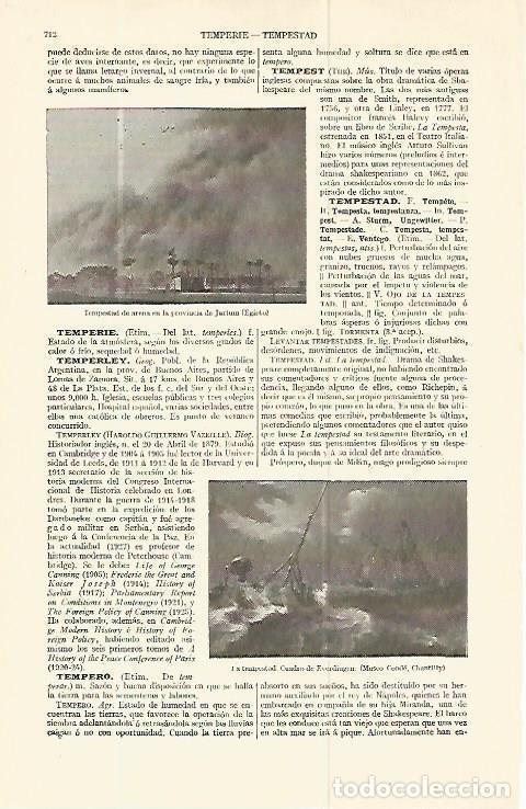 Otros art&iacute;culos de coleccionismo en papel: LAMINA ESPASA 13775: Tempestad de arena en El Jartum Egipto - Varios