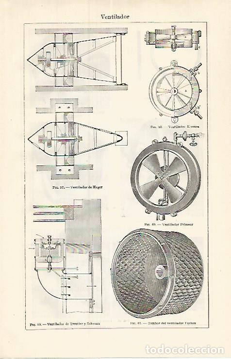 Otros art&iacute;culos de coleccionismo en papel: LAMINA ESPASA 17517: Ventilador - Varios