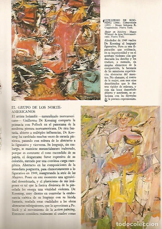 Altri oggetti di carta: LAMINA 15938: Mujer en bicicleta y Composicion, por De Kooning - Varios