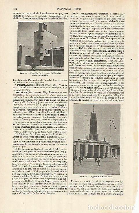 Otros art&iacute;culos de coleccionismo en papel: LAMINA ESPASA 26140: Imagenes de Poznan Polonia - Varios